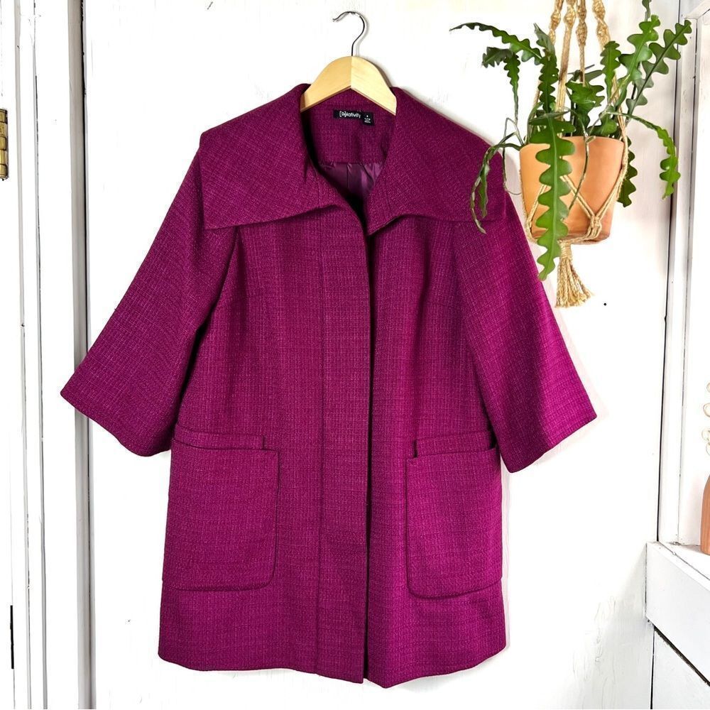 Relativity Purple Spring Fall Jacket - image 1